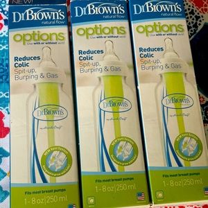 Dr browns bottles set of (3)